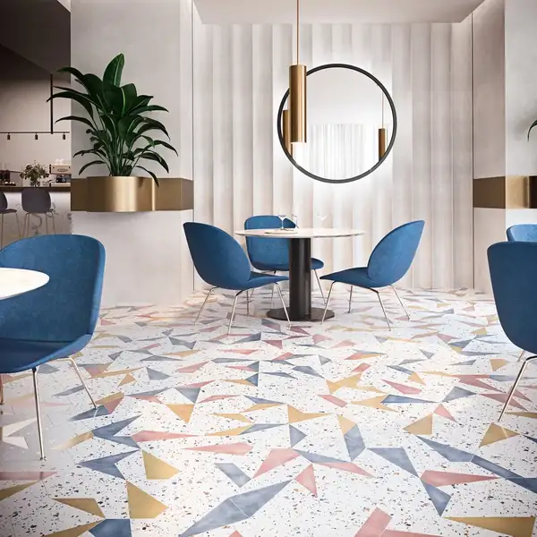 Плитка керамогранітна Stracciatella Blue Natural 250x290 Aparici (25573)