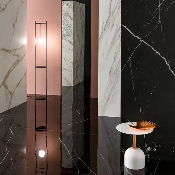 Плитка керамогранітна Delight LS6DLX2A Marquina Nero Lev POL 1200x2600x6 Lea Ceramica Плитка керамогранітна Delight LS6DLX2A Marquina Nero Lev POL 1200x2600x6 Lea Ceramica
