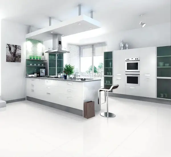 CERAMICA SANTA CLAUS Плитка керамогранітна Ice White POL 600x600x10 Ceramiсa Santa Claus (Ice White 60x60 polished)