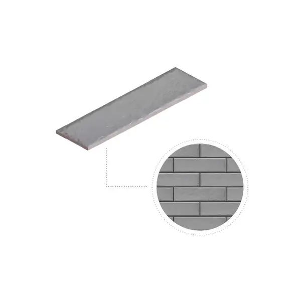 CERRAD Foggia Gris Плитка фасадна, сіра (5901779371924) CERRAD Foggia Gris Плитка фасадна, сіра (5901779371924)