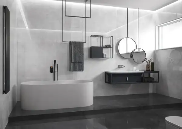 Плитка керамогранітна Concrete Anthracite POL 1620x3240x5,6 Cerrad (5902510803889) Плитка керамогранітна Concrete Anthracite POL 1620x3240x5,6 Cerrad (5902510803889)