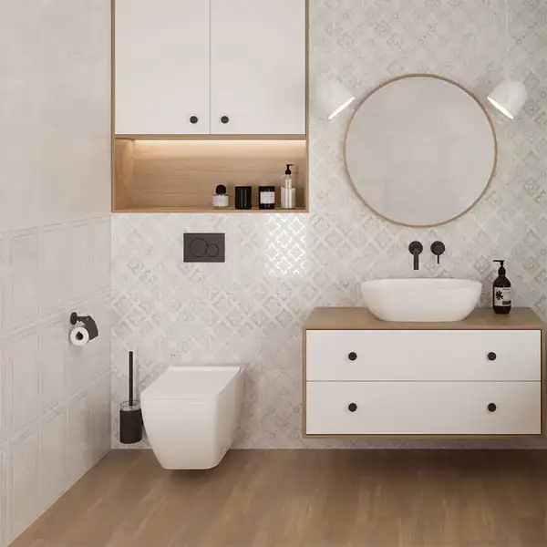 Cersanit Glam White Плитка стінова, біла (TWZZ1112542966) Cersanit Glam White Плитка стінова, біла (TWZZ1112542966)