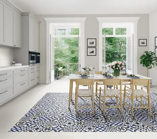 Плитка керамогранітна Riga White 200x200 Mainzu (PT02983)