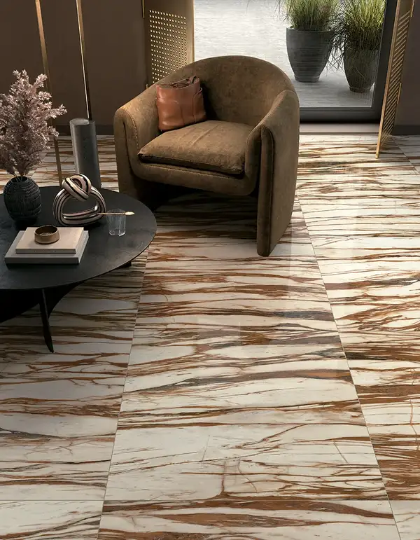 Плитка керамогранітна WA 01 Calacatta Copper LUC SQ 1200x2780x6 Mirage (AQM6) Плитка керамогранітна WA 01 Calacatta Copper LUC SQ 1200x2780x6 Mirage (AQM6)