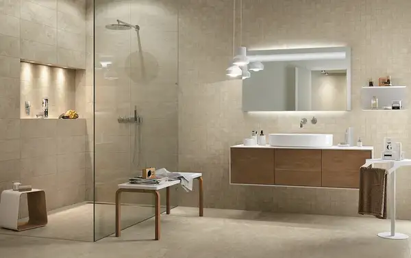 Плитка керамогранітна NE 11 Bone Travertine NAT SQ 600x600x9 Mirage (TD63) Плитка керамогранітна NE 11 Bone Travertine NAT SQ 600x600x9 Mirage (TD63)