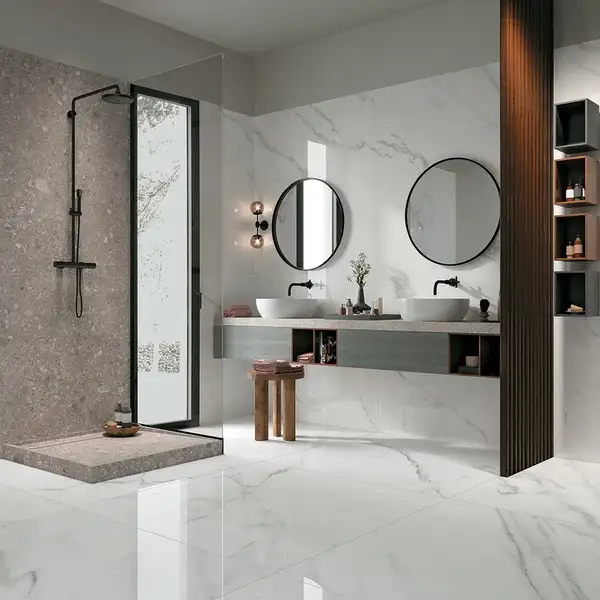 Плитка керамогранітна JW 01 Bianco Statuario LUC SQ 600x1200x9 Mirage (TV12)