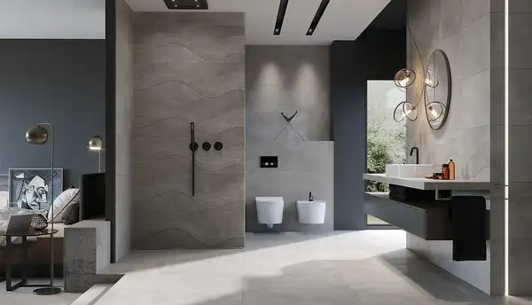 OPOCZNO Плитка стінова Concrete Sea Grey STR MAT 39,8x119,8 код 1666 Опочно (TWZR1022897893)