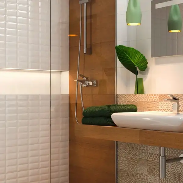 OPOCZNO Плитка стінова White GLOSSY 25x75 код 3114 Опочно (TWZZ1039121687)