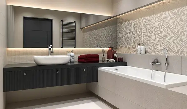 Плитка стінова Symetry Grys 30x60 код 1035 Ceramika Paradyz (S---300X600-1-SYME.GR)