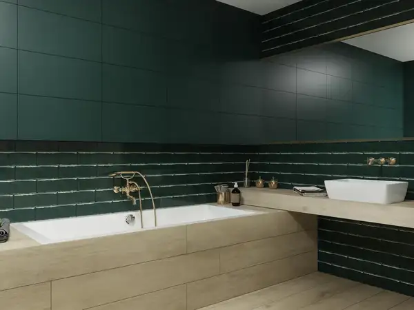 Плитка стінова Porcelano Green Ondulato 98x298x8,4 Paradyz (S-O-098X298-1-PORC.GN) Плитка стінова Porcelano Green Ondulato 98x298x8,4 Paradyz (S-O-098X298-1-PORC.GN)