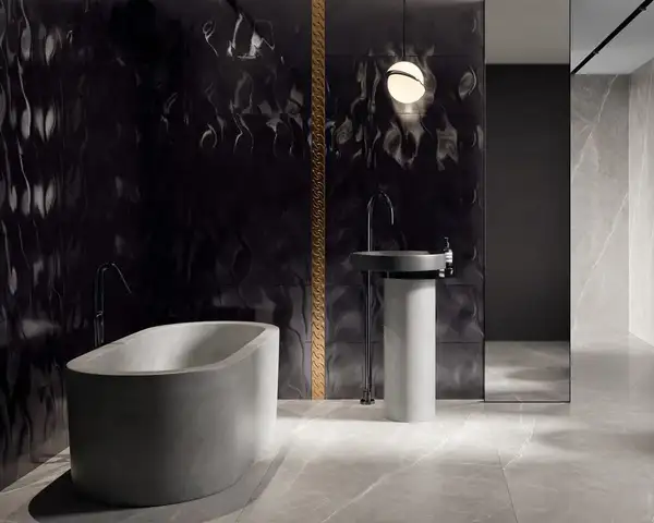 Плитка стінова Night Queen Black RECT Блиск 39,8x119,8 код 8713 Ceramika Paradyz (S-R-0,4X1,2-1-NIQU.BK) Плитка стінова Night Queen Black RECT Блиск 39,8x119,8 код 8713 Ceramika Paradyz (S-R-0,4X1,2-1-NIQU.BK)
