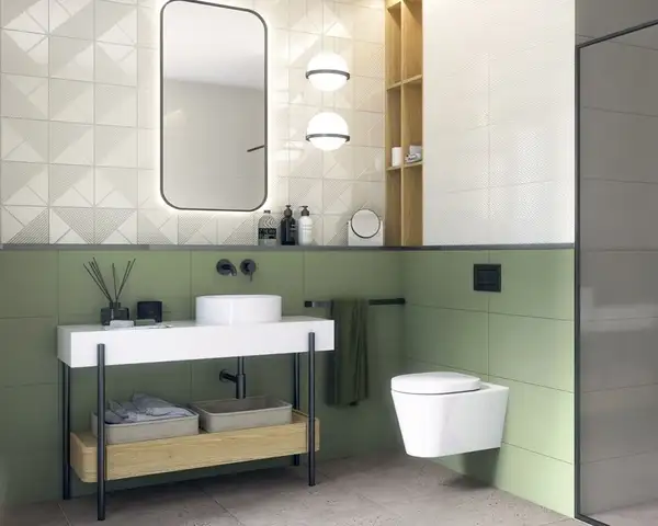 PARADYZ Feelings Green Плитка настенная, зеленая (S-R-298X598-1-FEES.GN) PARADYZ Feelings Green Плитка настенная, зеленая (S-R-298X598-1-FEES.GN)