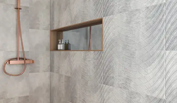 PARADYZ Harmony Grys B STR Плитка стінова, сіра (SS--300X600-1-HARM.GRB)