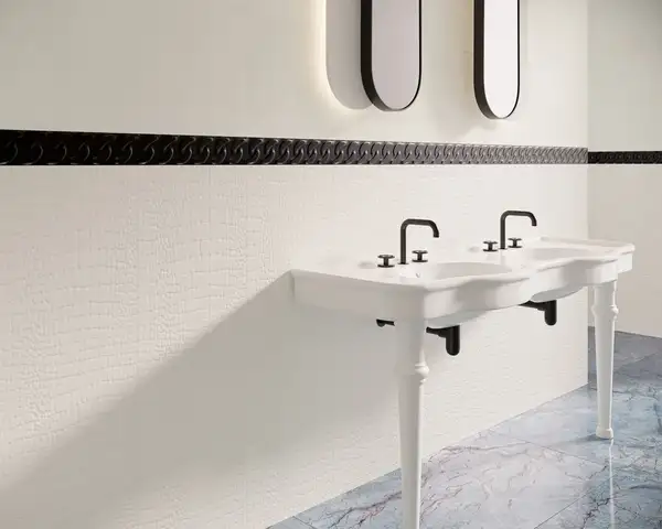Плитка стінова Fashion Spirit White RECT STR 39,8x119,8 код 9024 Ceramika Paradyz (SSR-0,4X1,2-1-FASP.WH)