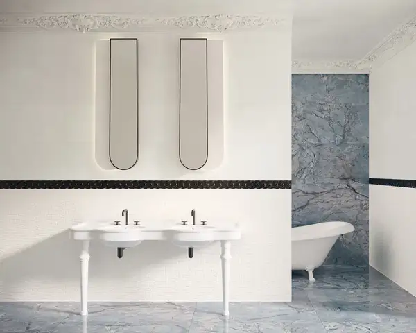 Плитка стінова Fashion Spirit White RECT STR 39,8x119,8 код 9024 Ceramika Paradyz (SSR-0,4X1,2-1-FASP.WH)