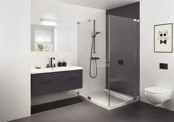 Плитка стінова Esten Grafit A RECT STR 29,5x59,5 код 6437 Ceramika Paradyz (SSR-295X595-1-ESTN.GTA--2)