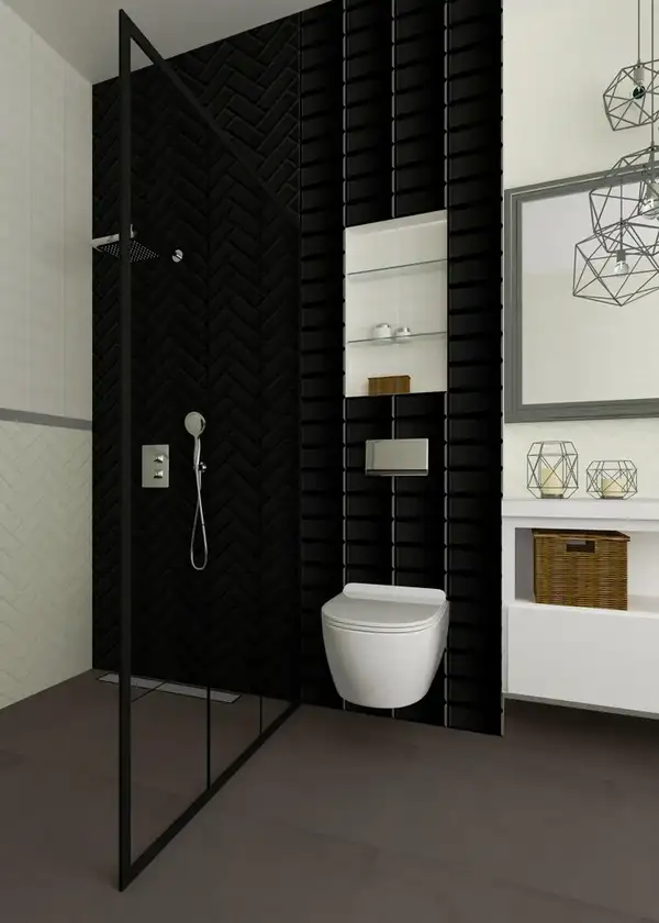 Плитка стінова Moonlight Nero A RECT STR 29,5x59,5 код 8806 Ceramika Paradyz (SSR-295X595-1-MOON.NEA) Плитка стінова Moonlight Nero A RECT STR 29,5x59,5 код 8806 Ceramika Paradyz (SSR-295X595-1-MOON.NEA)