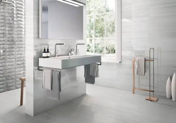 Плитка керамогранітна CSABLA1212 Themar Bianco Lasa 1200x1200x10 Sant'agostino