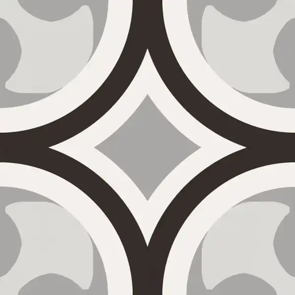 Плитка керамогранітна CSAPBW0120 Patchwork B&W 01 200x200x10 Sant'agostino Плитка керамогранітна CSAPBW0120 Patchwork B&W 01 200x200x10 Sant'agostino