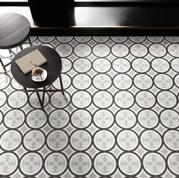 Плитка керамогранітна CSAPBW0120 Patchwork B&W 01 200x200x10 Sant'agostino Плитка керамогранітна CSAPBW0120 Patchwork B&W 01 200x200x10 Sant'agostino