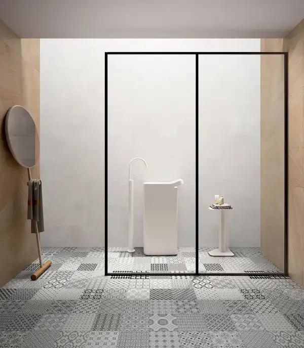 Плитка керамогранітна CSASCWHI60 Set Concrete White 600x600x10 Sant'agostino Плитка керамогранітна CSASCWHI60 Set Concrete White 600x600x10 Sant'agostino