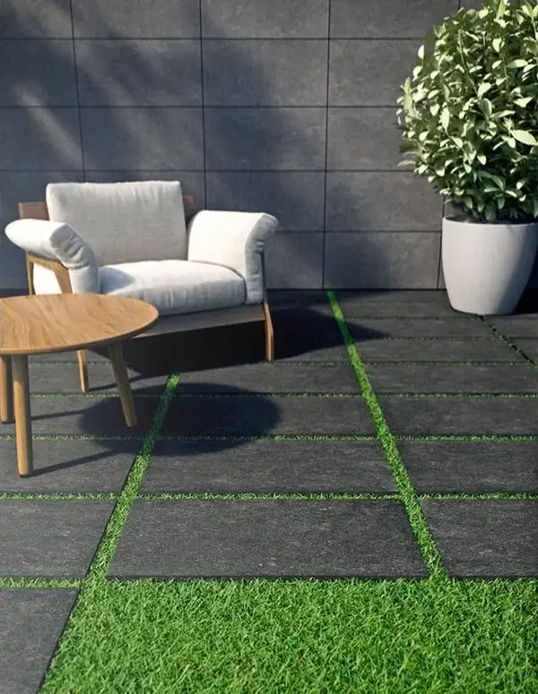 Плитка керамогранітна Pietra Serena Antracite RECT 600x600x20 Stargres (5907641444321)