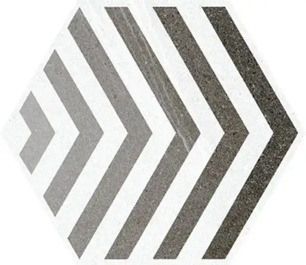 Плитка керамогранітна Hexagono Lacroix Gris 230x266x9 Vives (46EP) Плитка керамогранітна Hexagono Lacroix Gris 230x266x9 Vives (46EP)