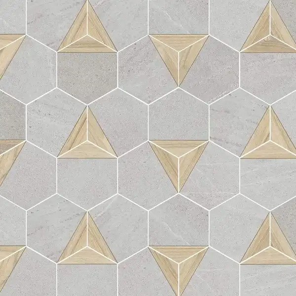 Плитка керамогранітна Hexagono Ligard Gris 230x266x9 Vives (46EQ) Плитка керамогранітна Hexagono Ligard Gris 230x266x9 Vives (46EQ)