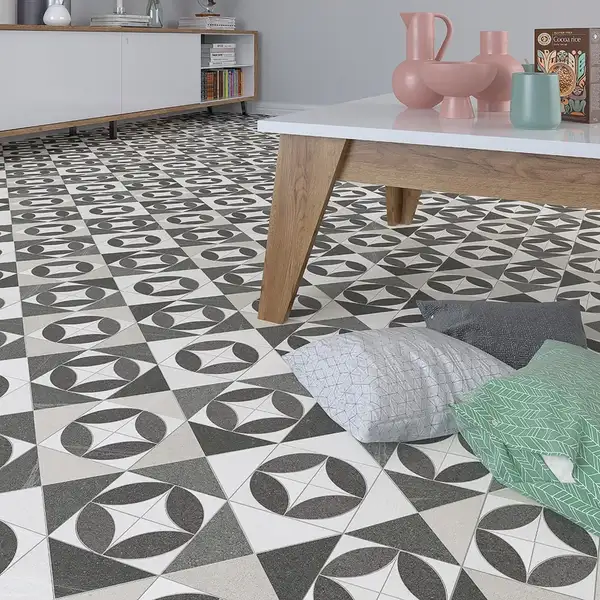 Плитка керамогранітна Seine Bezons-R Grafito RECT 150x150x8 Vives (47DF) Плитка керамогранітна Seine Bezons-R Grafito RECT 150x150x8 Vives (47DF)