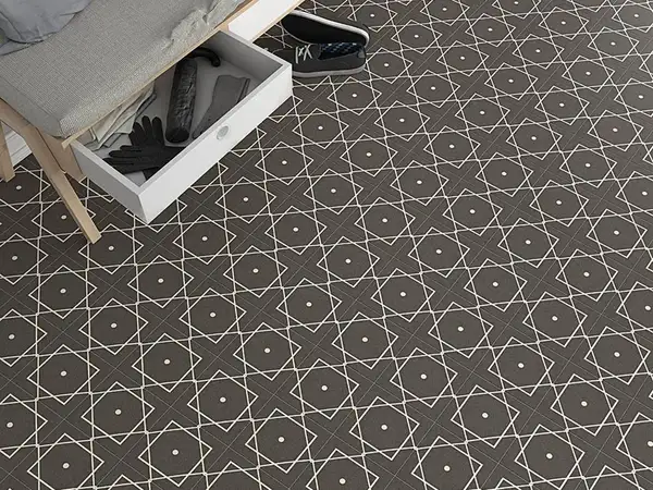 Плитка керамогранітна Eliseos-R Grafito RECT 200x200x8,5 Vives (4FAU) Плитка керамогранітна Eliseos-R Grafito RECT 200x200x8,5 Vives (4FAU)