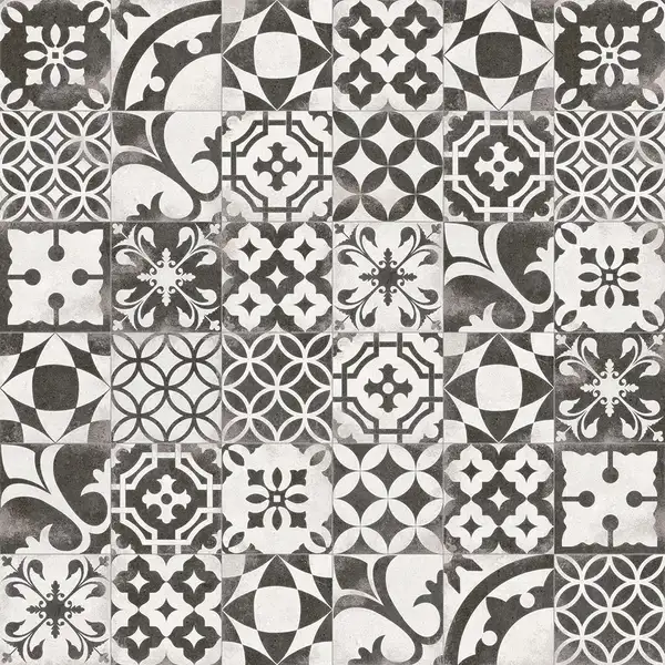 Плитка керамогранітна Nassau Berkane Negro 200x200x8 Vives (4R33) Плитка керамогранітна Nassau Berkane Negro 200x200x8 Vives (4R33)