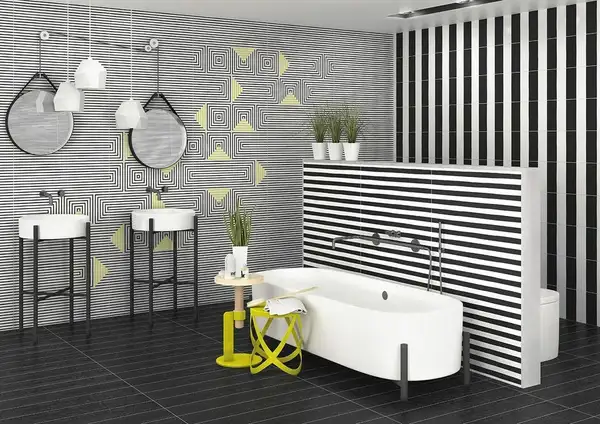 Плитка стінова Inuit Karo Black 250x750x10,5 Vives (4Y7K)