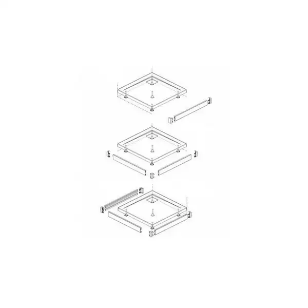 Radaway Argos WH 80 Панель піддона, біла (001-510074004)