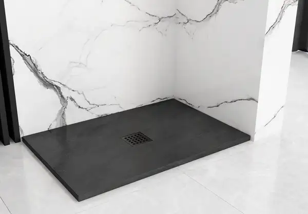 Душевой поддон REA ROCK 80X100 BLACK (REA-K4578) Душевой поддон REA ROCK 80X100 BLACK (REA-K4578)