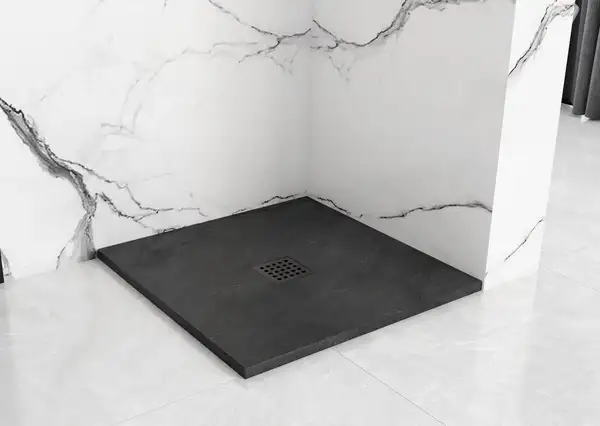 Душевой поддон REA ROCK 90X90 BLACK (REA-K4581) Душевой поддон REA ROCK 90X90 BLACK (REA-K4581)