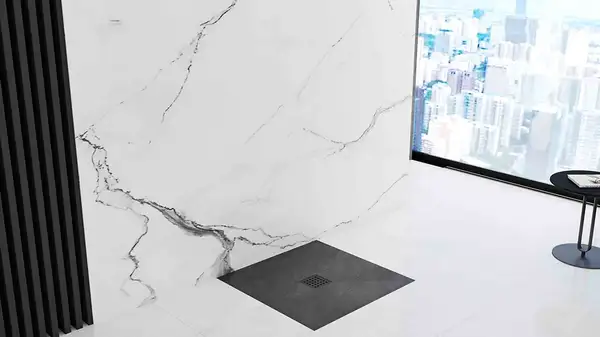 Душевой поддон REA ROCK 90X90 BLACK (REA-K4581) Душевой поддон REA ROCK 90X90 BLACK (REA-K4581)