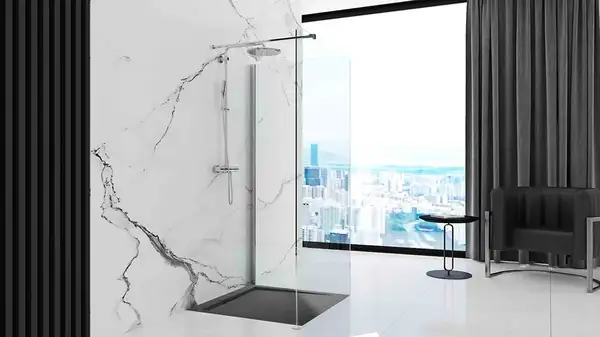 Душевой поддон REA GRAND 90X90 BLACK (REA-K4595) Душевой поддон REA GRAND 90X90 BLACK (REA-K4595)