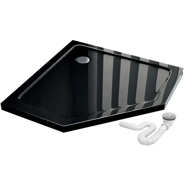 Душевой поддон REA DIAMOND 90X90 BLACK (REA-K8543)