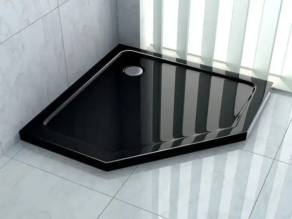 Душевой поддон REA DIAMOND 90X90 BLACK (REA-K8543)