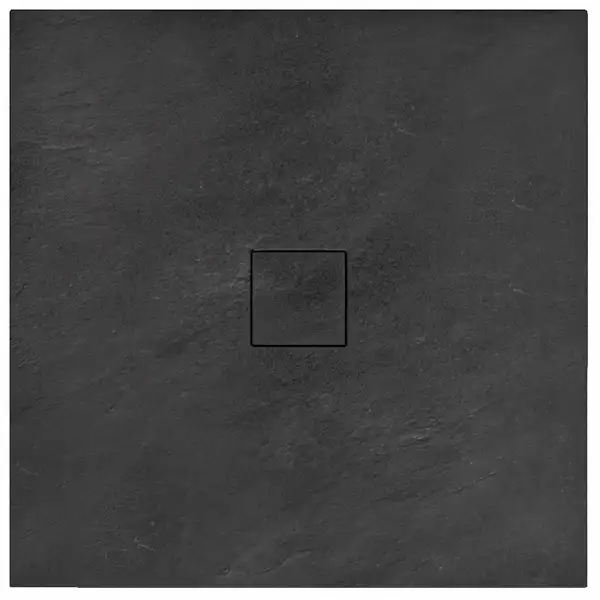 Душевой поддон REA STONE 90X90 BLACK (REA-K9601)
