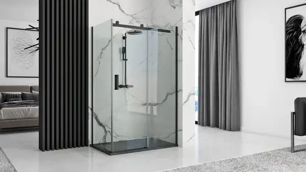 Душевой поддон REA STONE 80X120 BLACK (REA-K9602) Душевой поддон REA STONE 80X120 BLACK (REA-K9602)