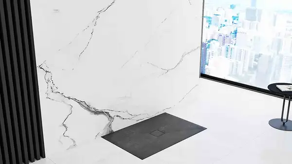 Душевой поддон REA STONE 80X120 BLACK (REA-K9602) Душевой поддон REA STONE 80X120 BLACK (REA-K9602)