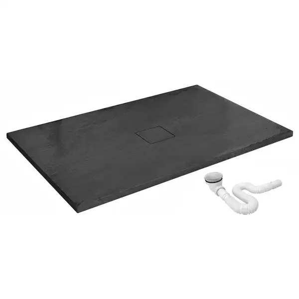 Душевой поддон REA STONE 80X100 BLACK (REA-K9756)