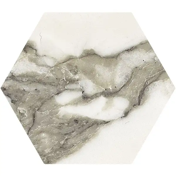 Керамогранит Almera Ceramica Calacatta Majestic Hex 24 х 20 см 484474