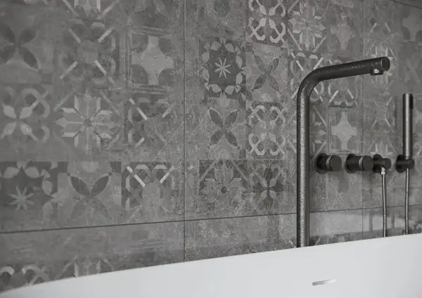 Плитка підлогова Softcement Graphite Decor Patchwork RECT 59,7x59,7x0,8 код 8044 Cerrad (5903313318044) Плитка підлогова Softcement Graphite Decor Patchwork RECT 59,7x59,7x0,8 код 8044 Cerrad (5903313318044)