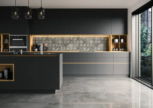Плитка підлогова Softcement Graphite Decor Patchwork RECT 59,7x59,7x0,8 код 8044 Cerrad (5903313318044) Плитка підлогова Softcement Graphite Decor Patchwork RECT 59,7x59,7x0,8 код 8044 Cerrad (5903313318044)