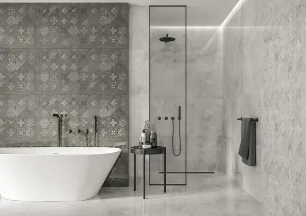Плитка підлогова Softcement White Decor Patchwork POL 59,7x59,7x0,8 код 8068 Cerrad (5903313318068) Плитка підлогова Softcement White Decor Patchwork POL 59,7x59,7x0,8 код 8068 Cerrad (5903313318068)