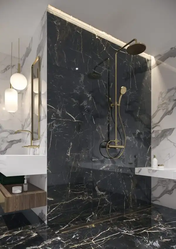 Плитка підлогова Marquina Nero POL 119,7x279,7x0,6 код 7541 Cerrad (5903313327541) Плитка підлогова Marquina Nero POL 119,7x279,7x0,6 код 7541 Cerrad (5903313327541)