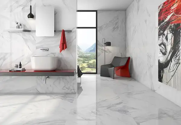 Керамогранит Geotiles Dante Blanco Polished Rectifed 75 х 150 см 466172