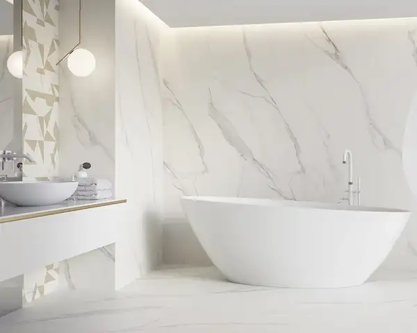 Плитка підлогова Calacatta SZKL RECT MAT 59,8x59,8 код 1652 Ceramika Paradyz (R-R-598X598-1-CALA.--N)